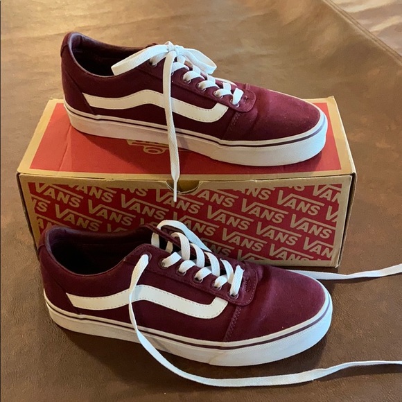 Vans Shoes - Burgundy Old Skool Vans